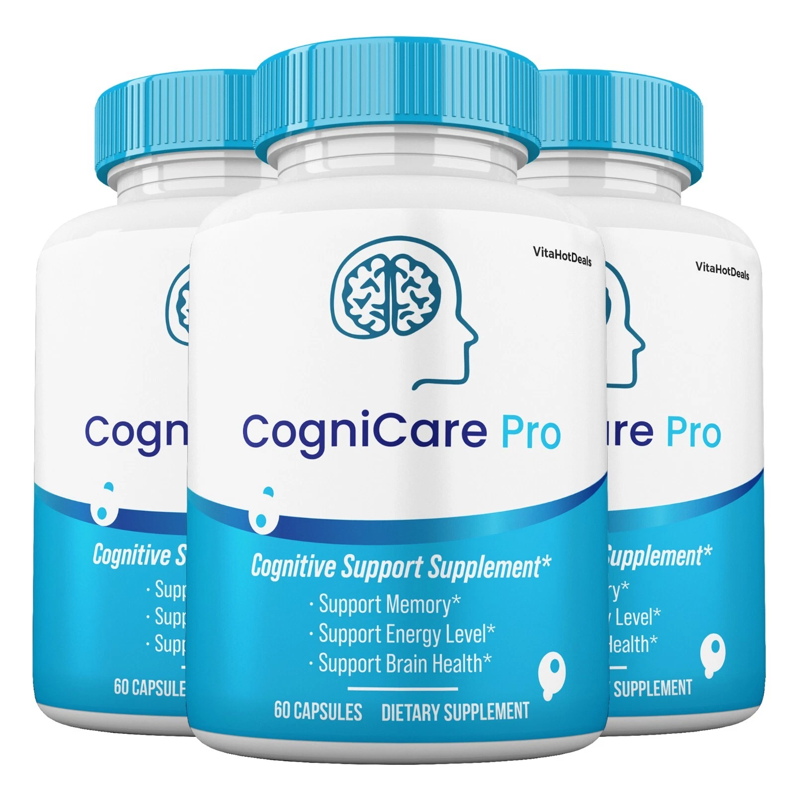 Cognicare Pro Nootropic Capsules, Cogni Care Pro Max Strength Official (3 Pack)