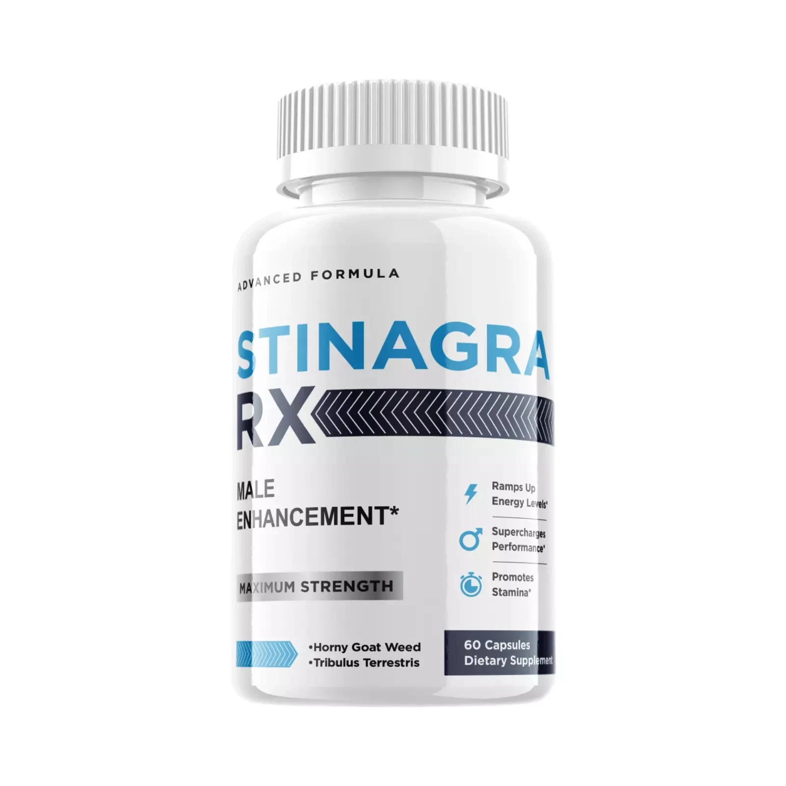 Stinagra RX Male Enhancement Formula Adult Dietary Supplement - ( 60 Capsules )