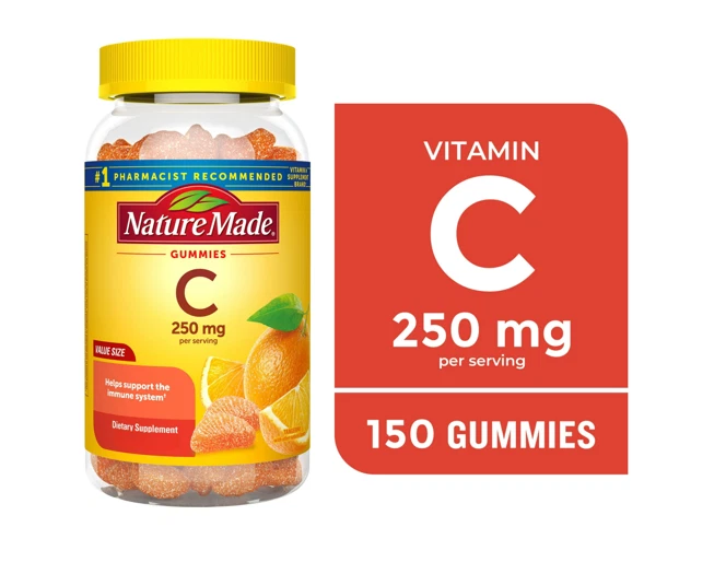 Nature Made Vitamin C Gummies 250 mg- 150 Count