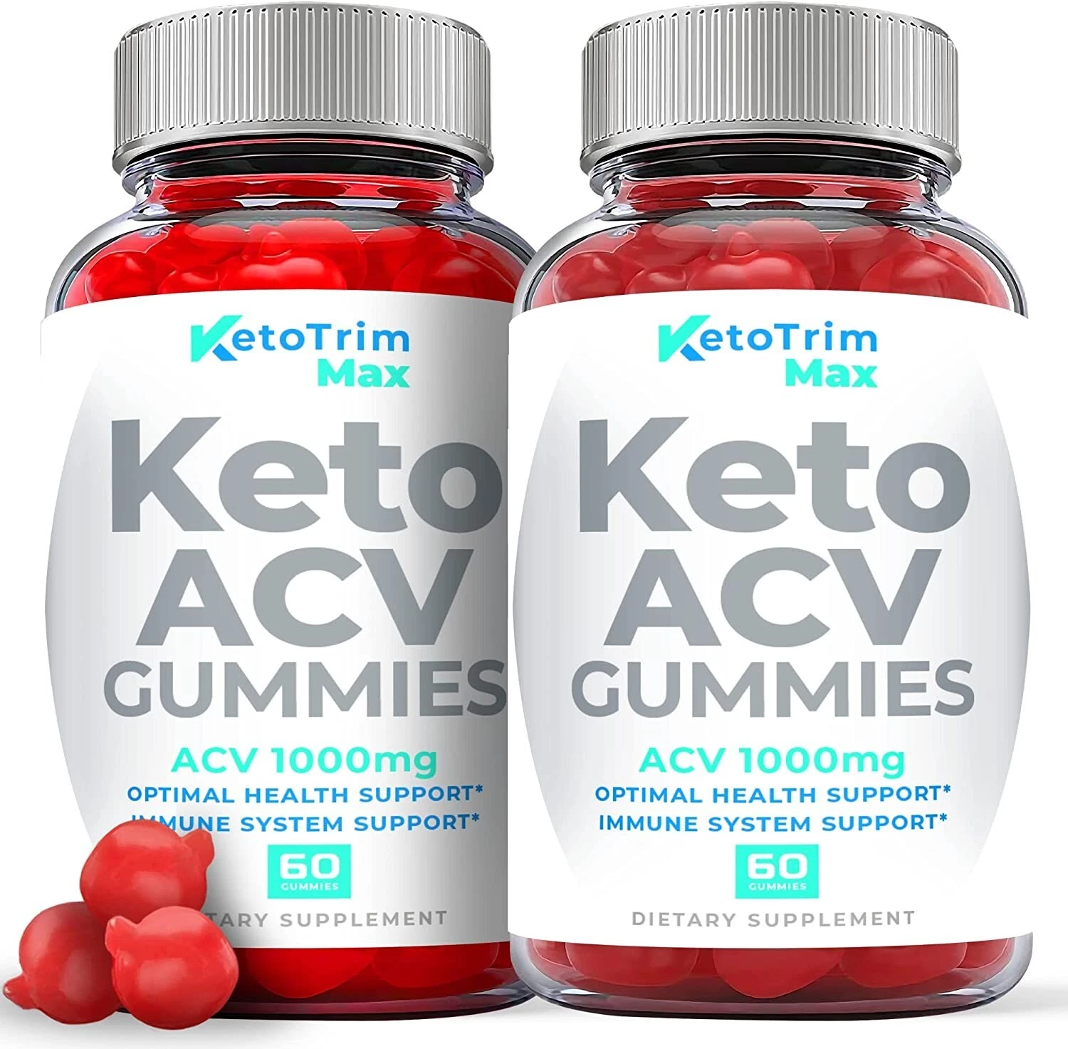 (2 Pack) Keto Trim Max Gummies - Keto Trim Max ACV Gummies, Weight Loss-120 Gums