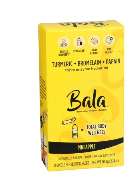 Bala Triple Enzyme Hydration Pineapple - 8 Stick Packs EXP:07/2025