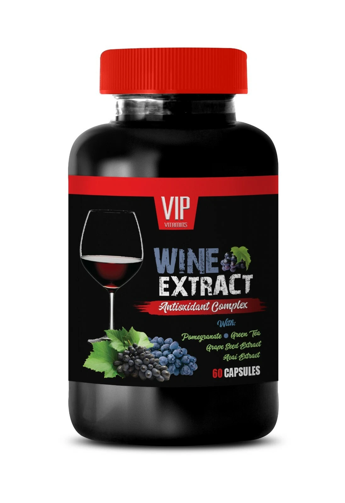 lower blood pressure - WINE EXTRACT COMPLEX - resveratrol antioxidant 1B