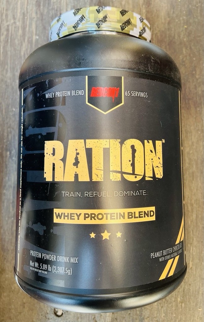 Redcon1 Ration Whey Protein Blend Peanut Butter Chocolate 5lbs • 8/2025