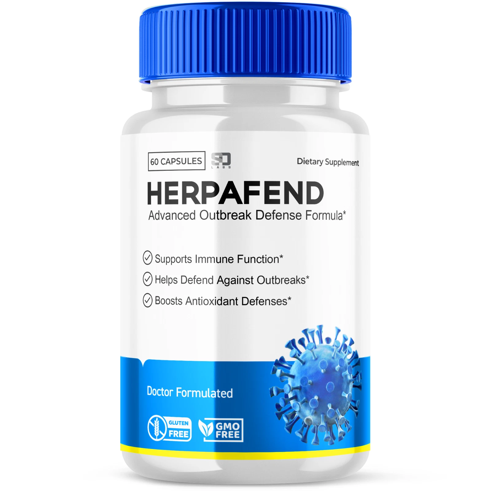 Herpafend - Supports Wellness and Promotes Skin Balance 60 Capsules