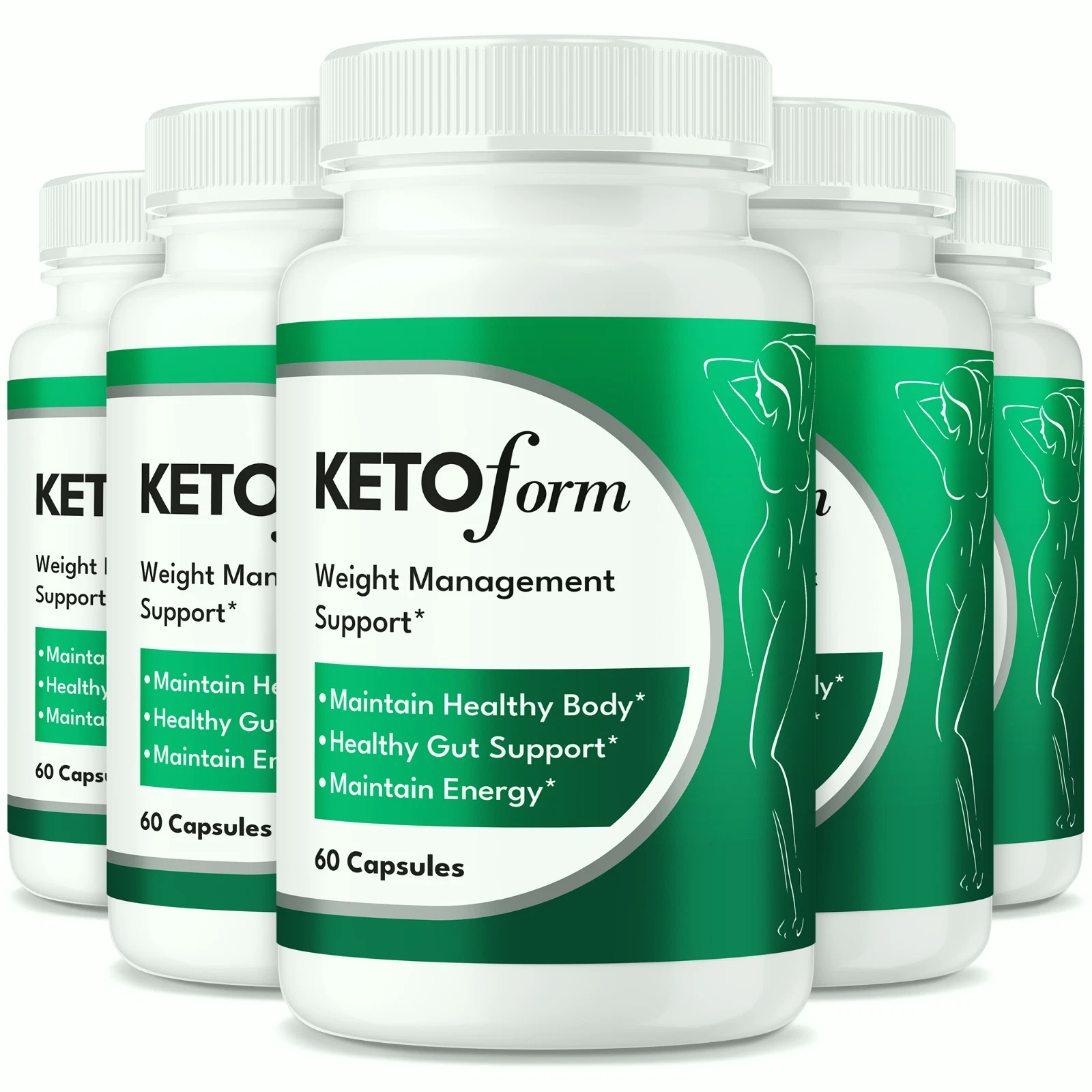 (5 Pack) Keto Form Pills for Weight loss, Advanced Fat-Burning Keto Formula