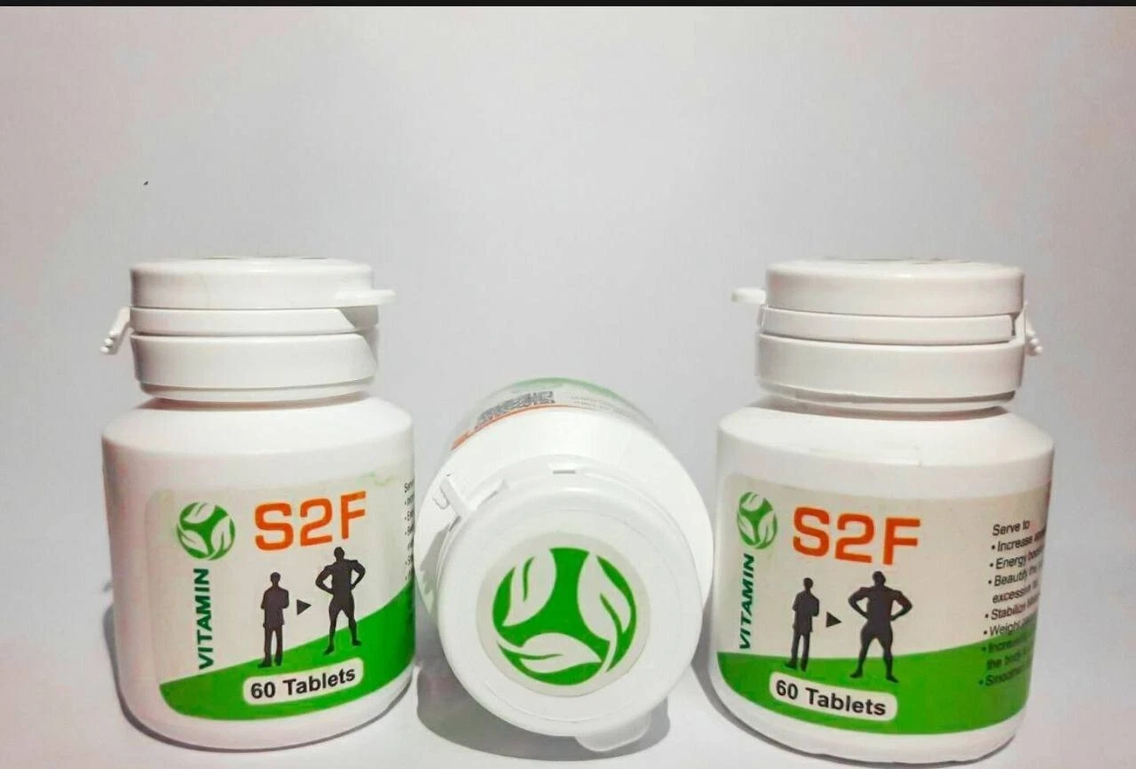 S2F Vitamin 60 Tablets Food Supplements Weight Appetite Gain Increased Energy