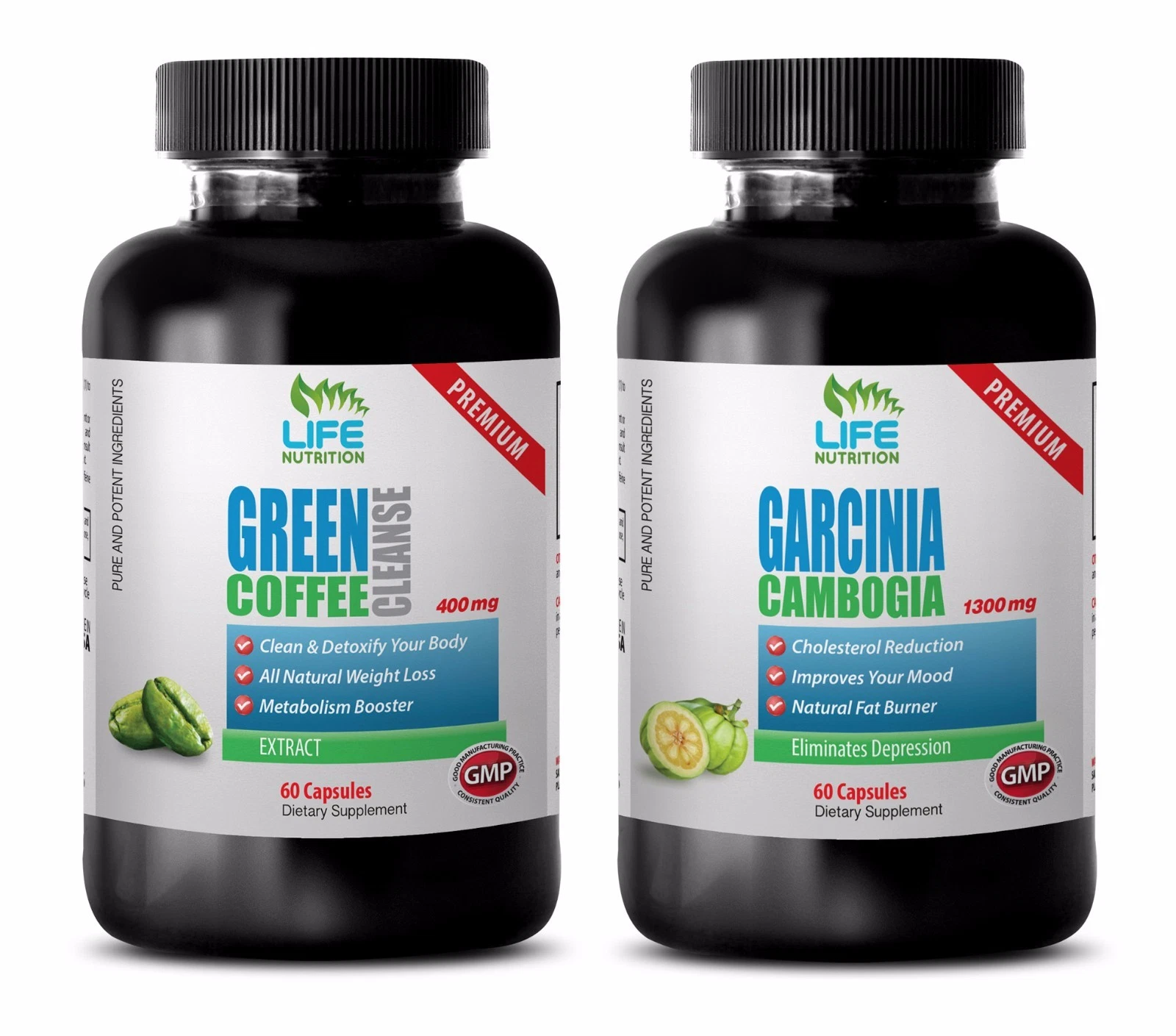 weight loss vegan - GREEN COFFEE CLEANSE – GARCINIA CAMBOGIA COMBO - 2B