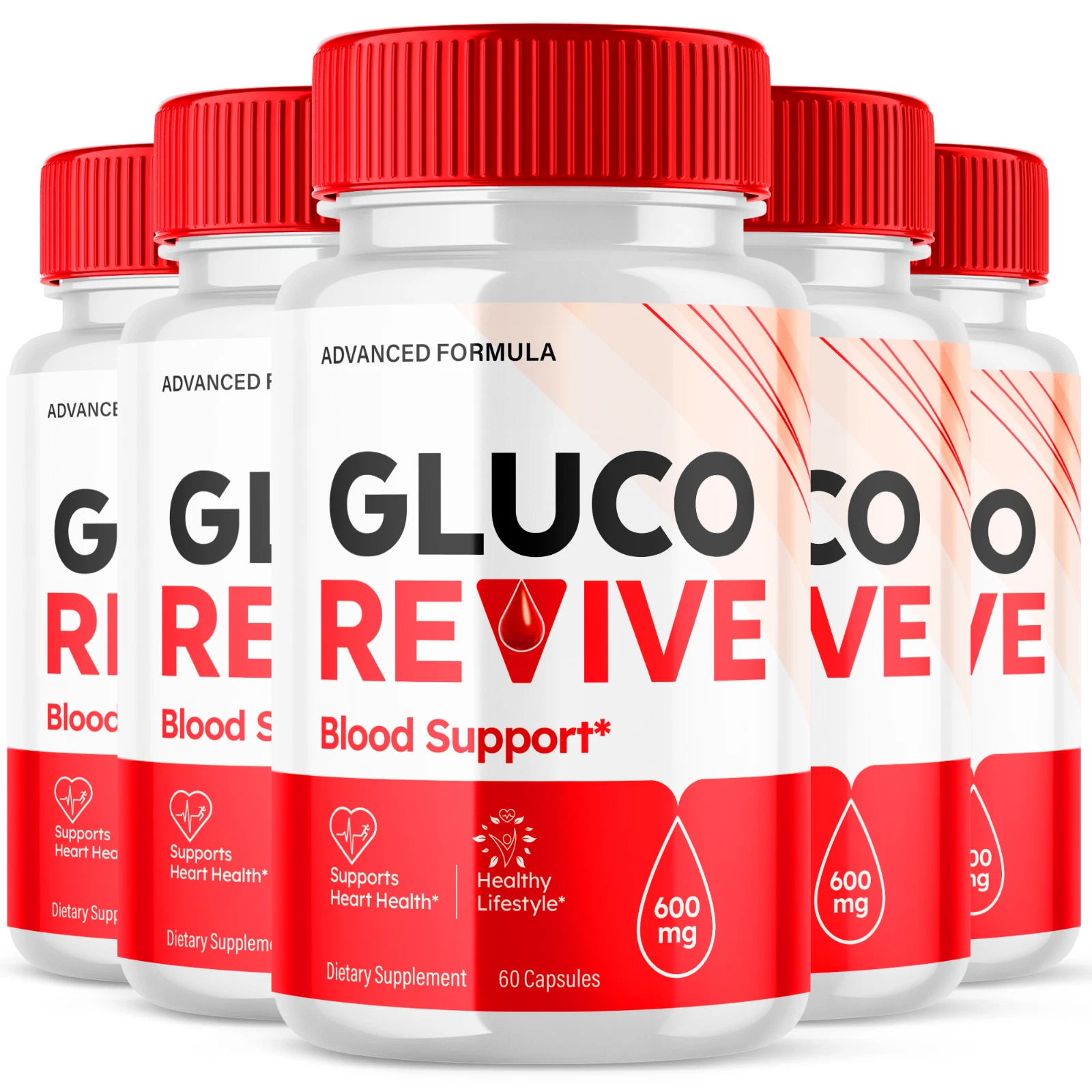 Gluco Revive Blood Support GlucoRevive Advanced Glycogen Support 300 Capsules