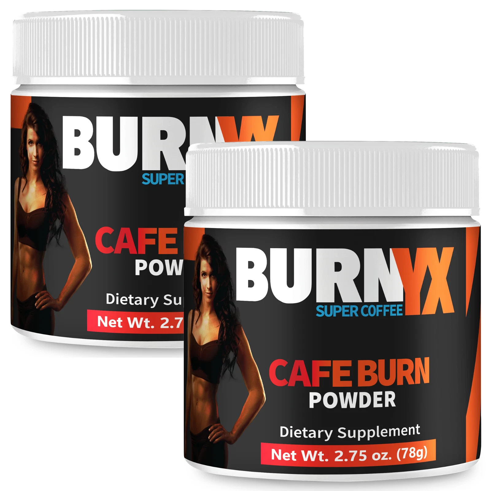 (2 Pack) BurnYX Powder, BurnYX Okinawa Advanced Energy Support Supplement Powder