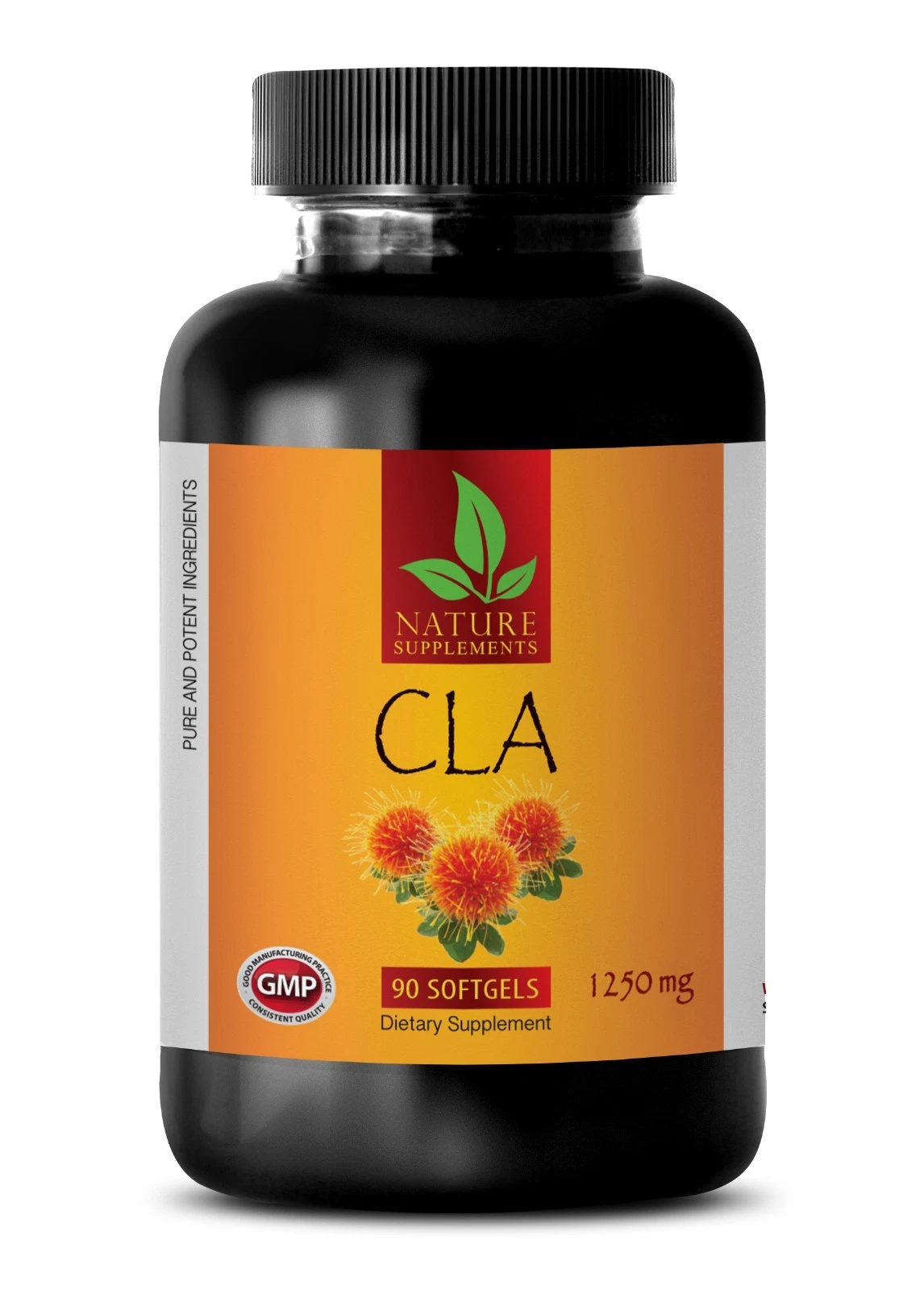 CLA conjugated linoleic acid 1250mg - Fat Burner Pills - Lean Muscle - 1 Bottle