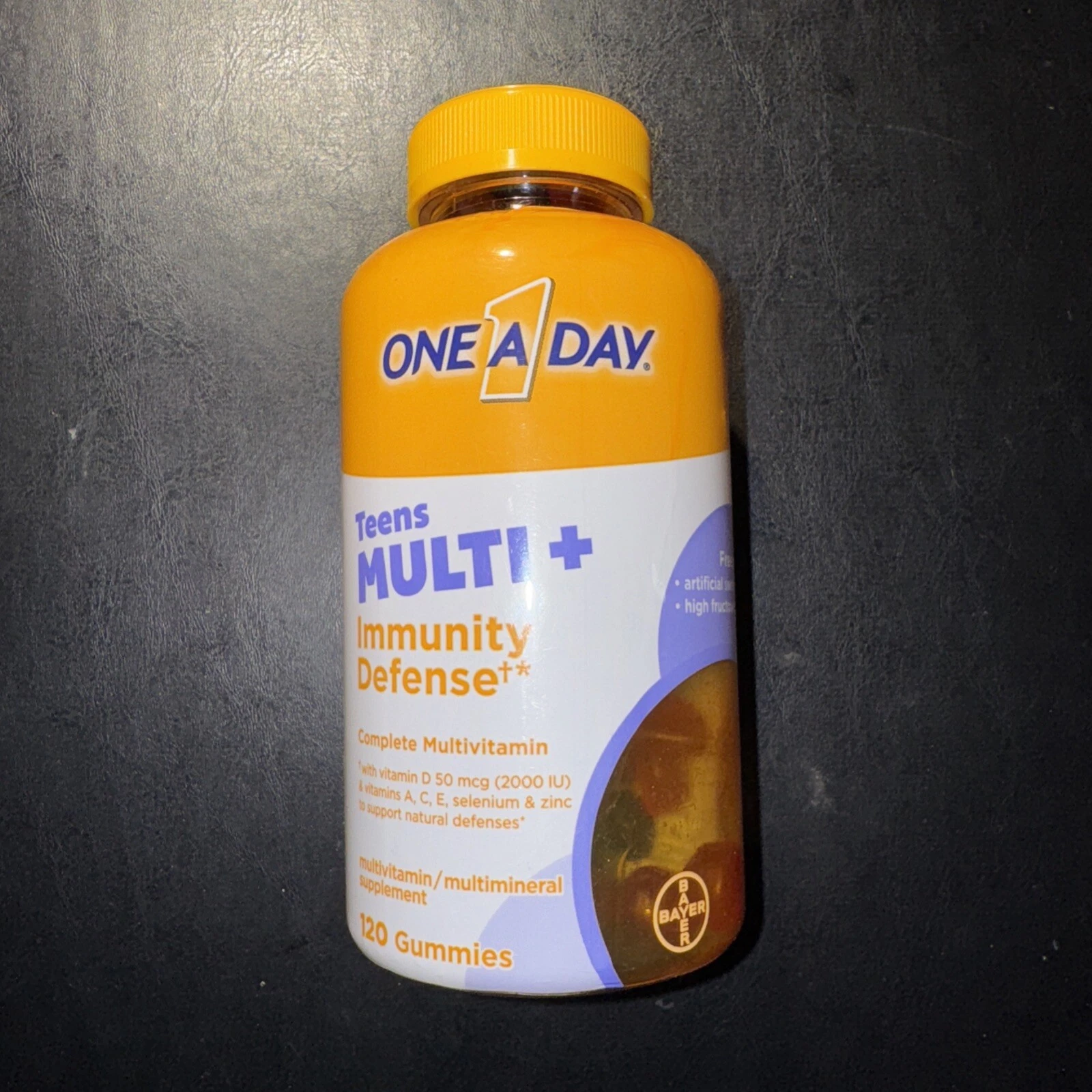 One A Day Teen Multi+ Immunity Defense Complete Multivitamin, 120 Gummy-EXP11/24