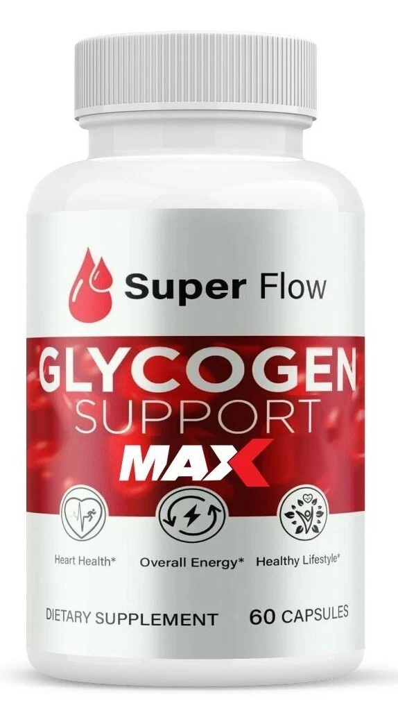 (1 Pack) Super Flow Glyco Max Optimizer, SuperFlow Glycogen Support Pills