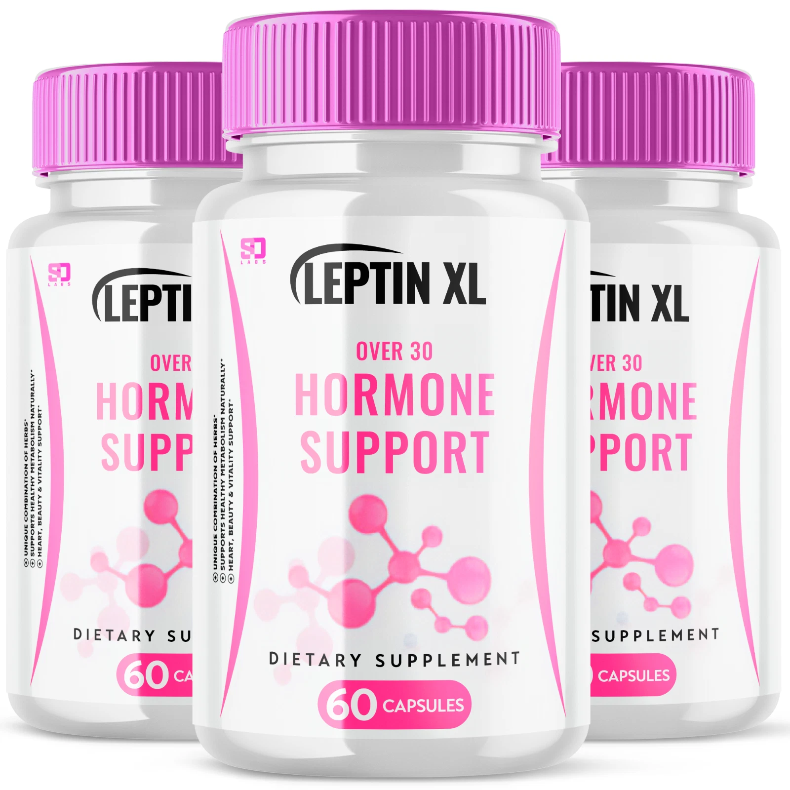 (3 Pack) Leptin XL Hormone Support Advanced Vitamin Supplement 180 Capsules