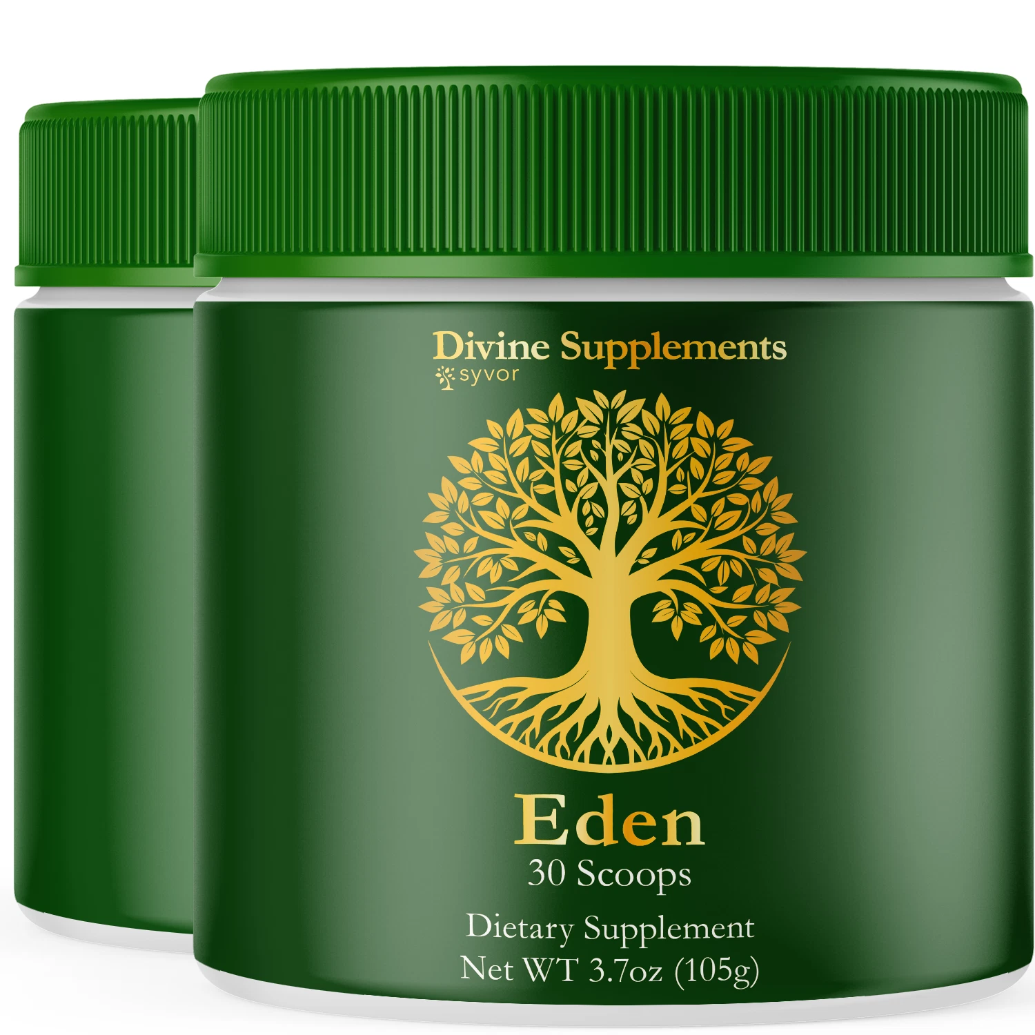 Eden Powder Supplement Advanced Formula Gut Health & Fitness Support (2 Pack)