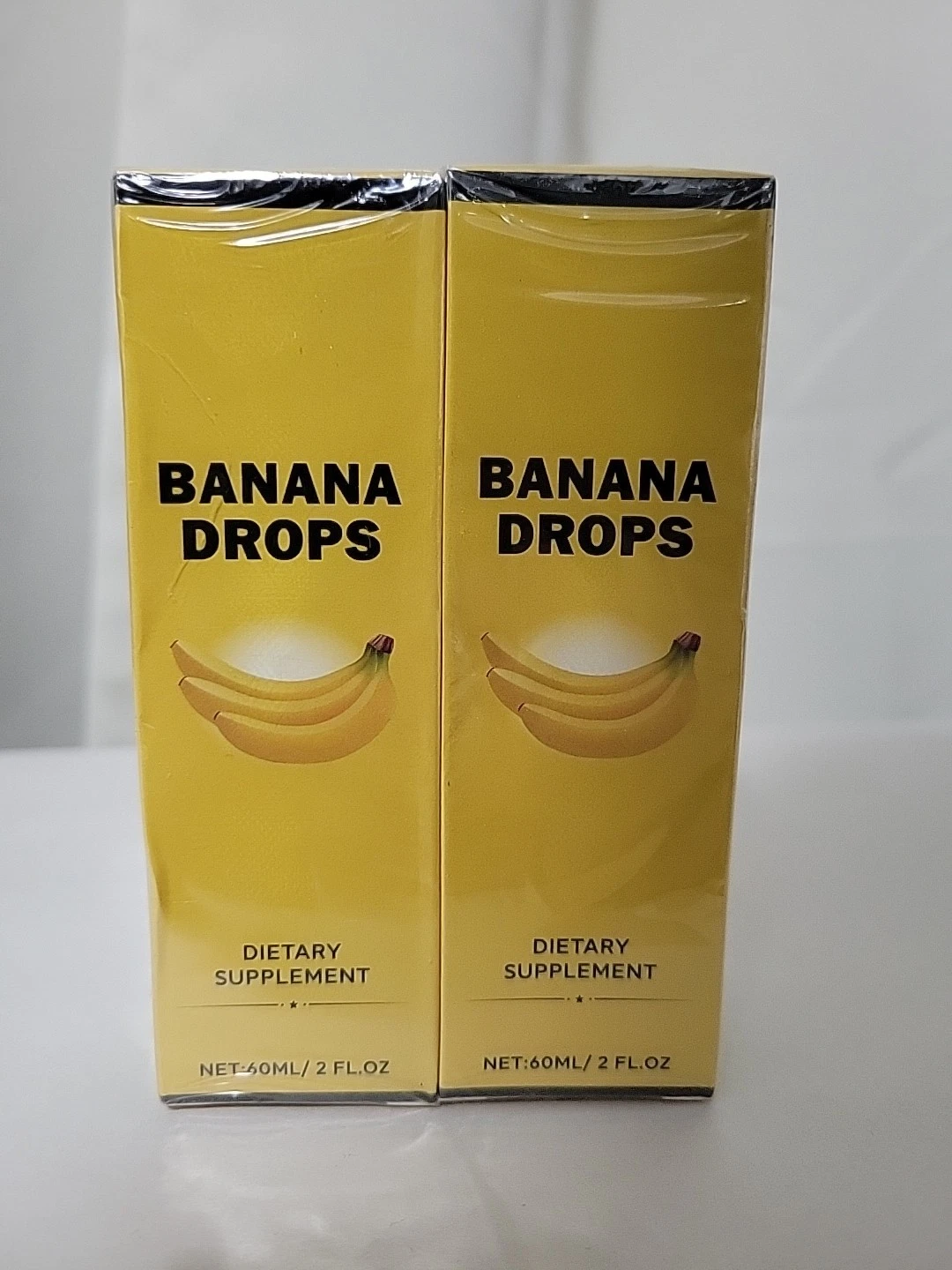 Banana Drops for Weight Loss Liquid Dietary Supplement 2-pk Exp 3/27 Free Ship