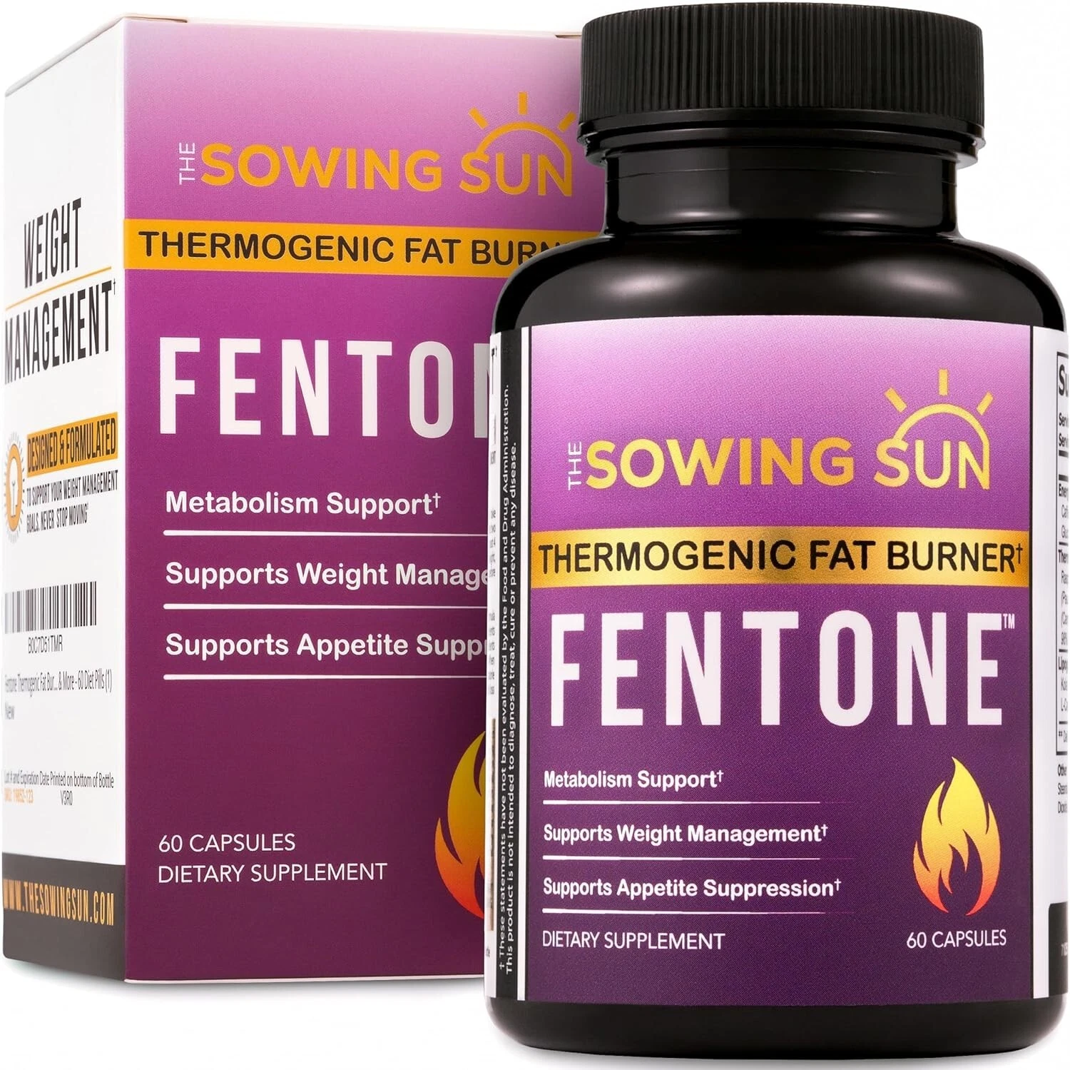 Thermogenic Fat Burner - Energy Booster, Appetite Suppressant Weight Management