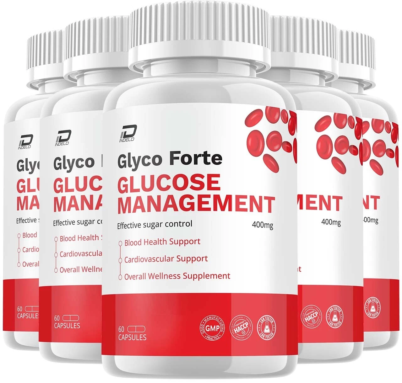 (5 Pack) Glyco Forte Capsules -Glyco Forte All Natural, Maintain Healthy Level