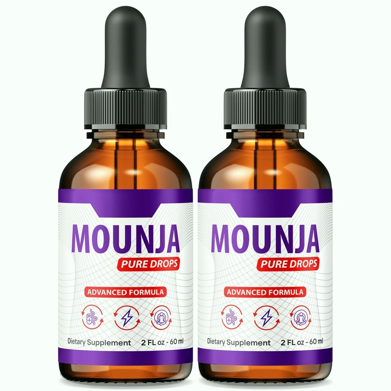 (2 Pack) Mounja Pure Weight Loss Drops, MounjaPure Premium Formula