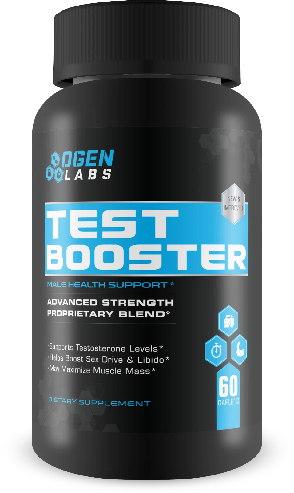 Ogen Labs - Test Booster - Increase Testosterone - Improve Strength & Libido