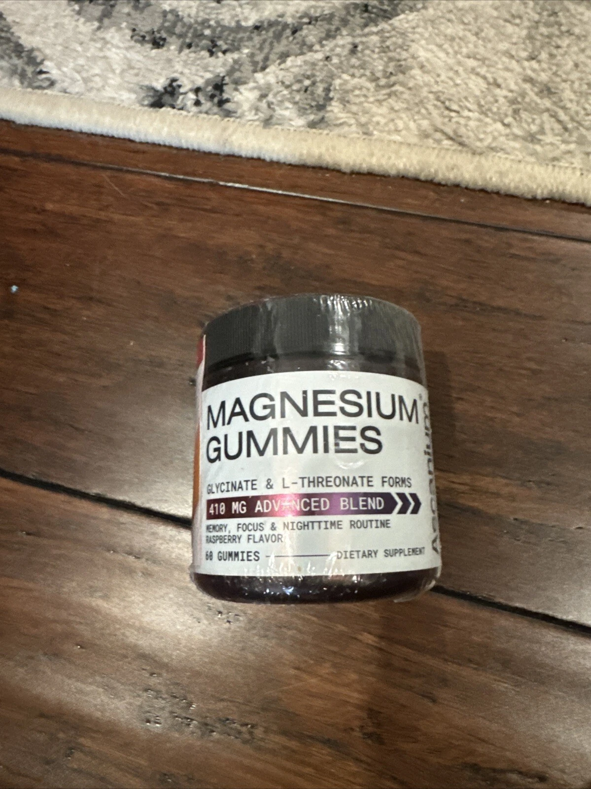 Ascanium Magnesium Gummies - 410 mg - Raspberry - 60 gummies - Exp 12/25