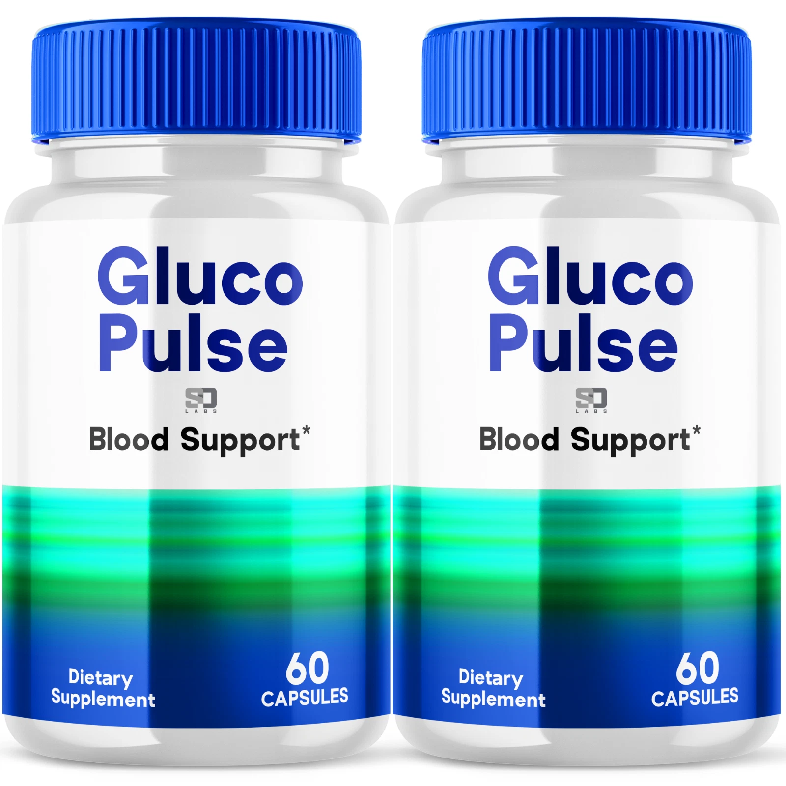 (2 Pack) Gluco Pulse Blood Pills Blood Sugar Health Support Formula 120 Capsules
