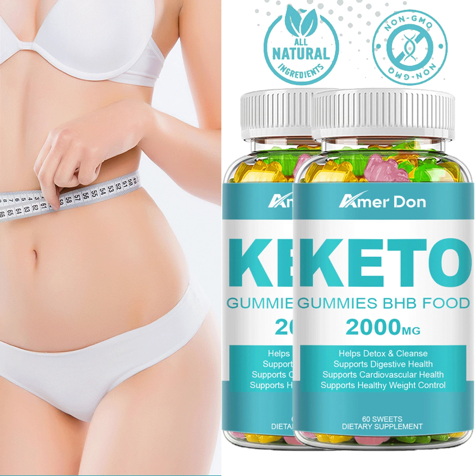 Best BHB Keto Diet Pills 2000mg Burn Fat-ACV Advanced Ketosis,Weight Loss,Detox