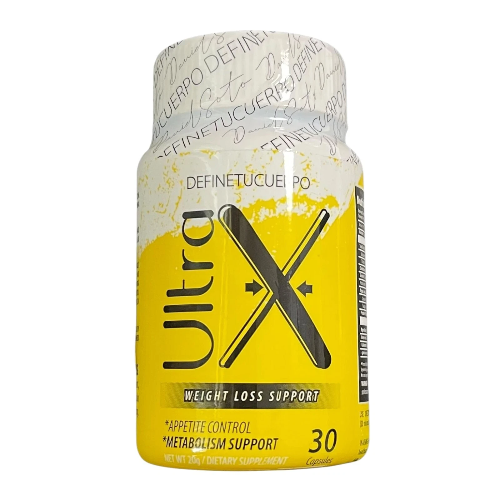 Ultra X Weight Loss Supplement 30 Capsules ALL-NATURAL