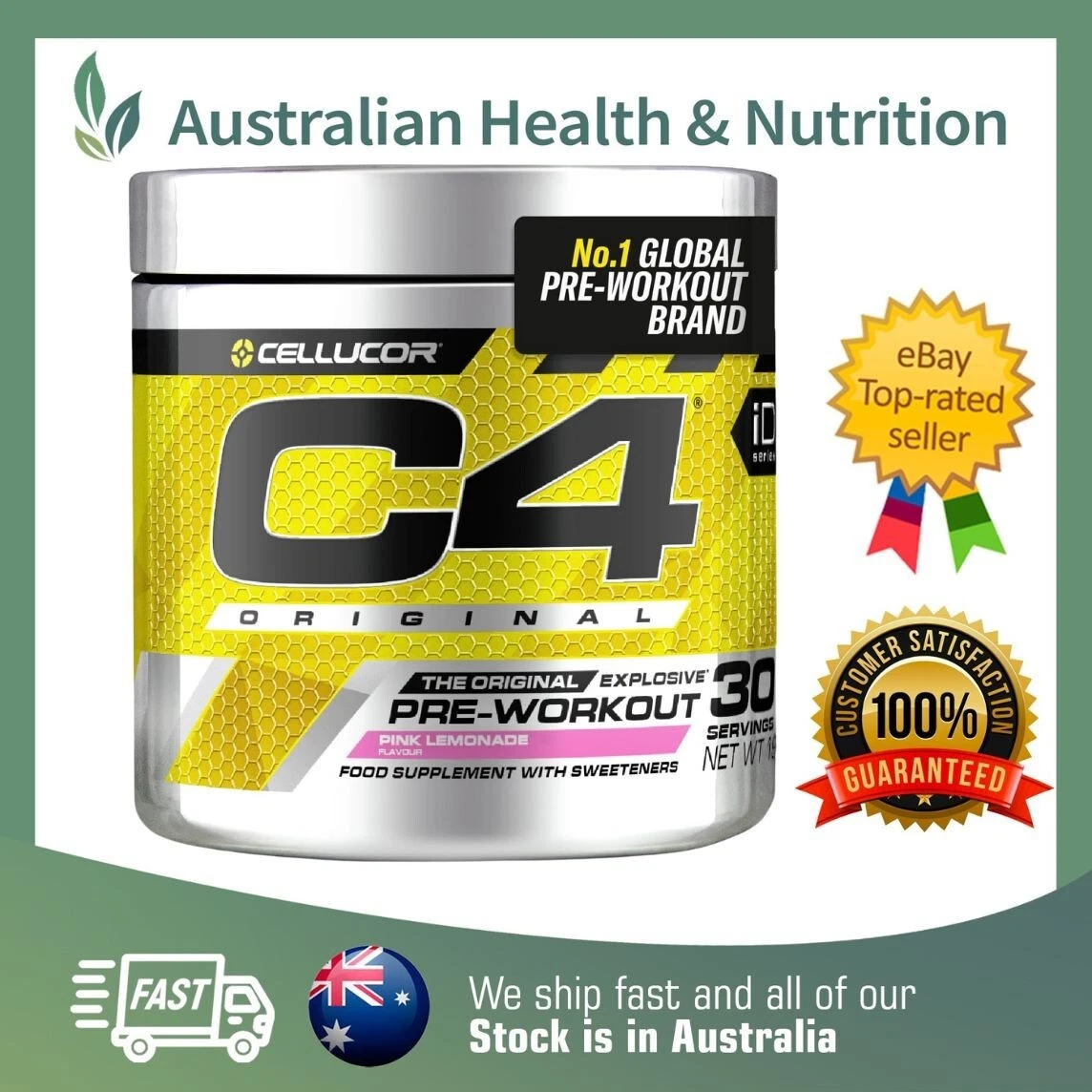 CELLUCOR C4 ID 30 SERVES + FREE SAME DAY SHIPPING