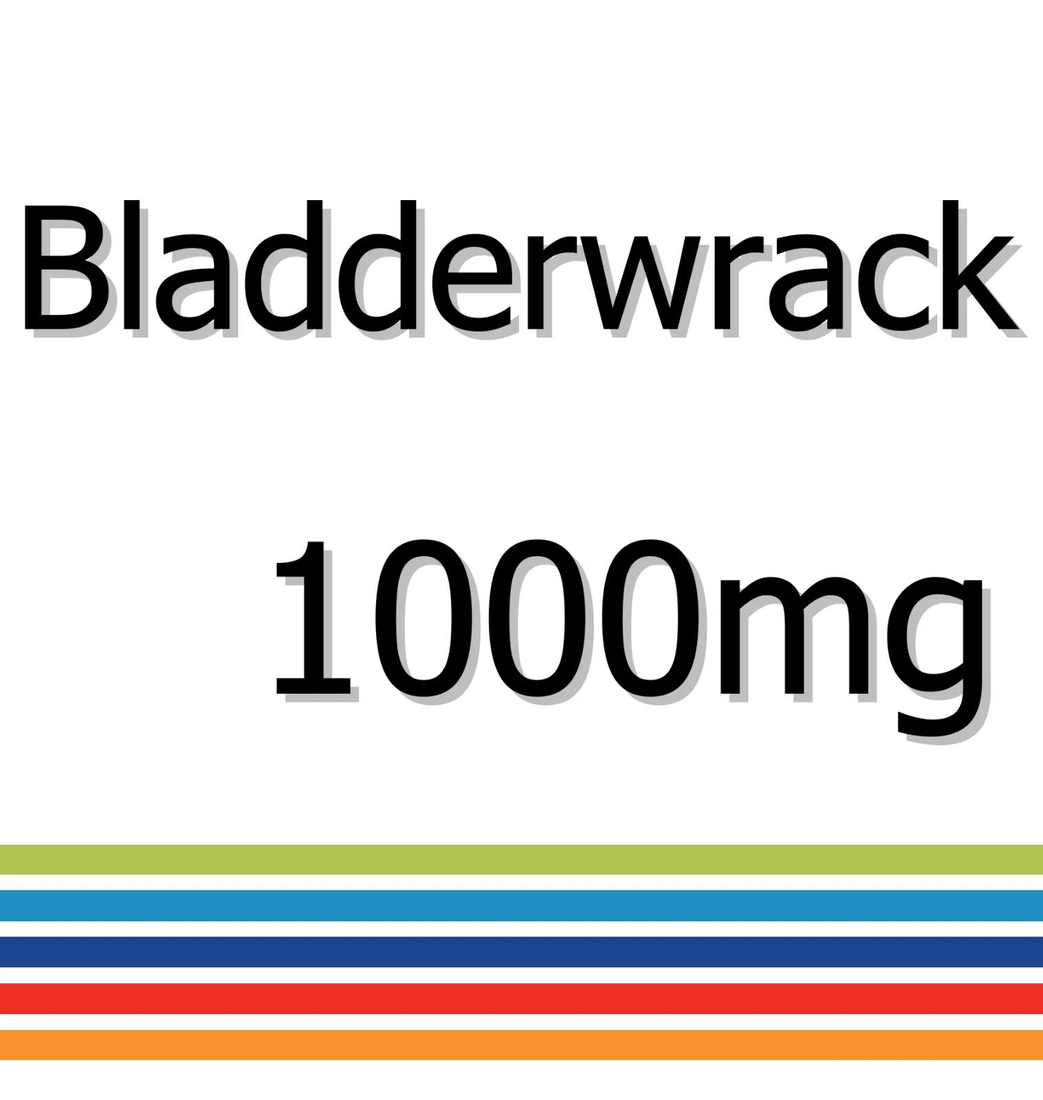Bladderwrack 1000mg x 60 Tablets - Enhanced Thyroid