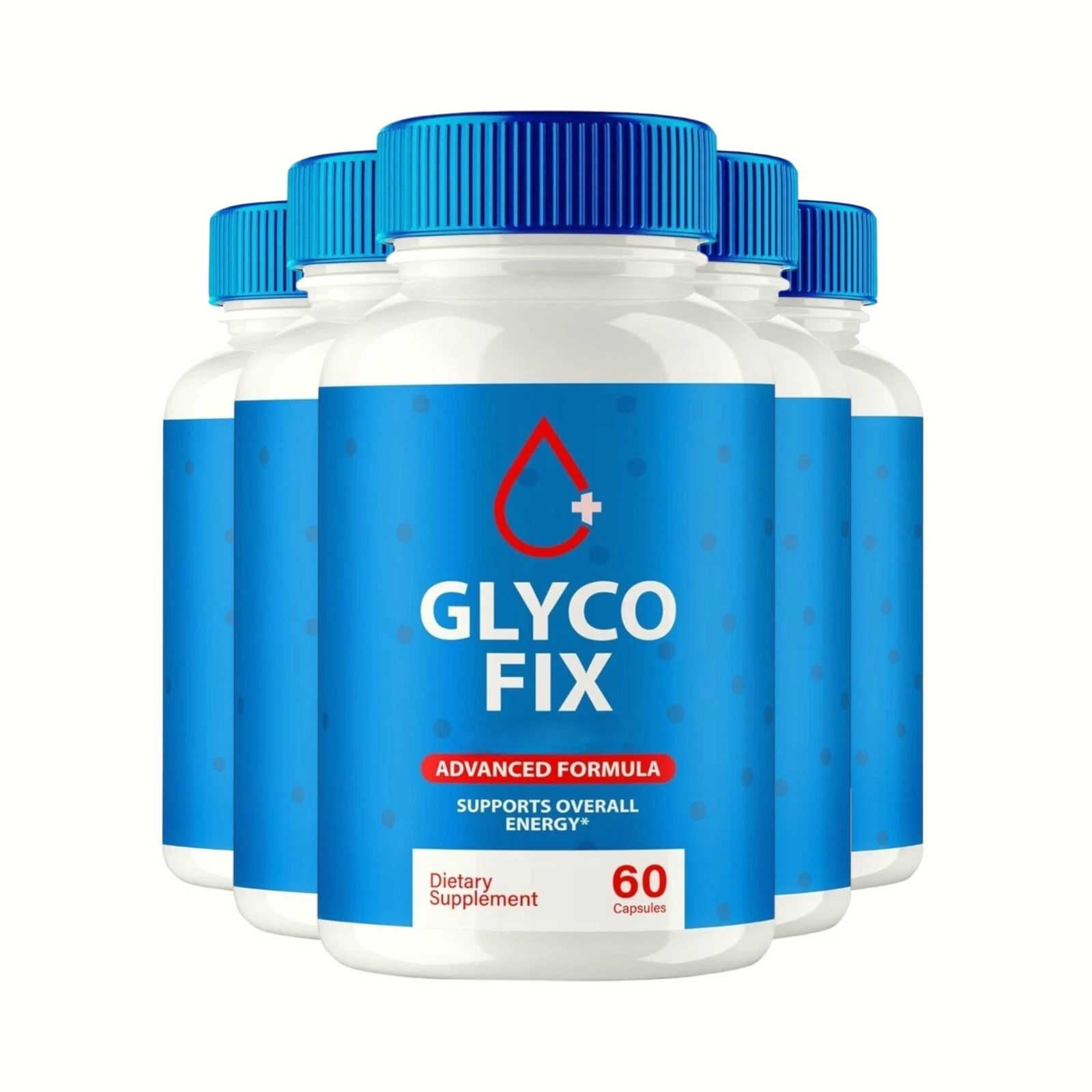 5-Pack Glyco Fix Blood Support to Maintain Blood Levels, Glycofix - 300 Capsules