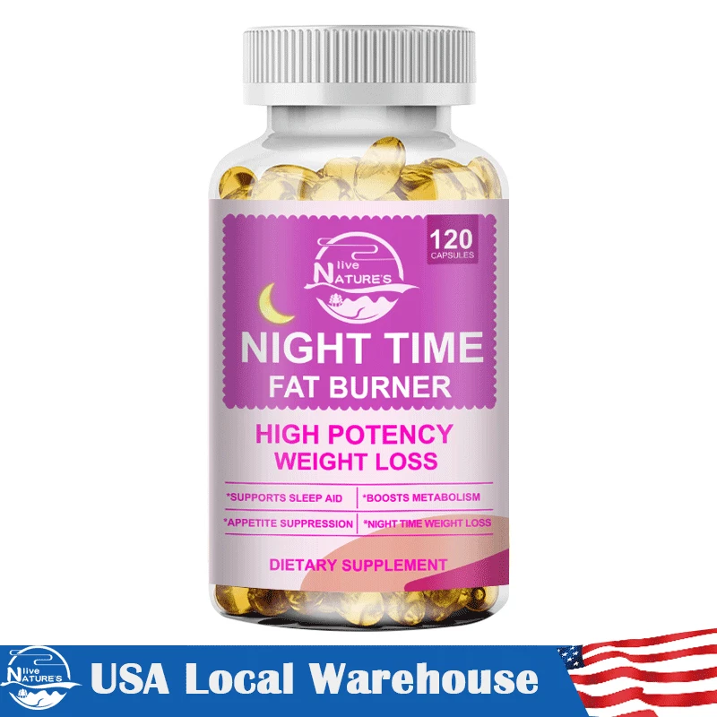 Night Time Fat Burner Slimming Capsules High Potency Weight Loss Management