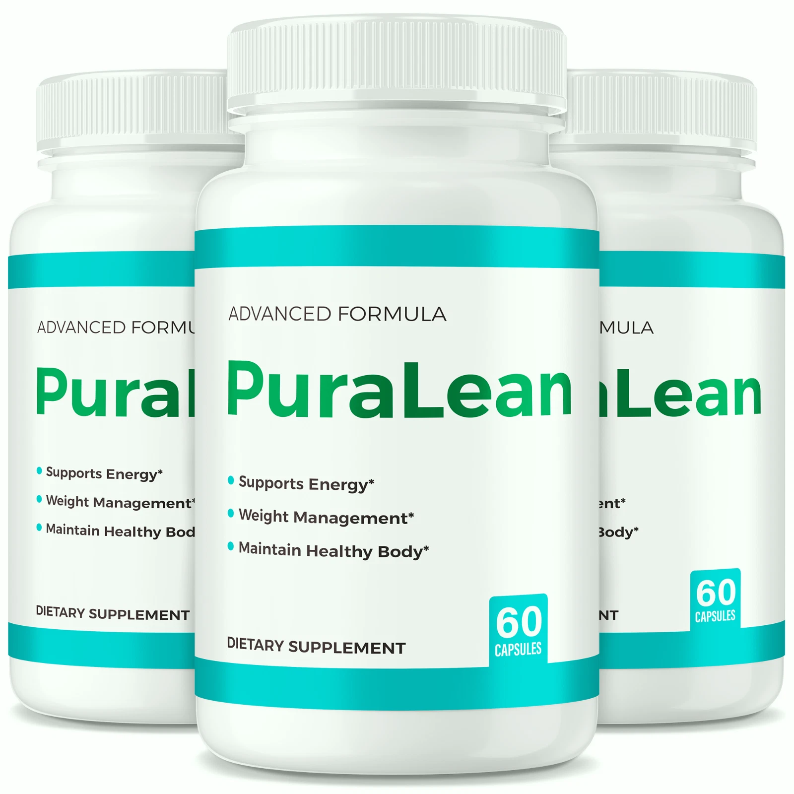 (3 Pack) PuraLean Capsules for Weight loss, Pura Lean Fat-Burning Formula