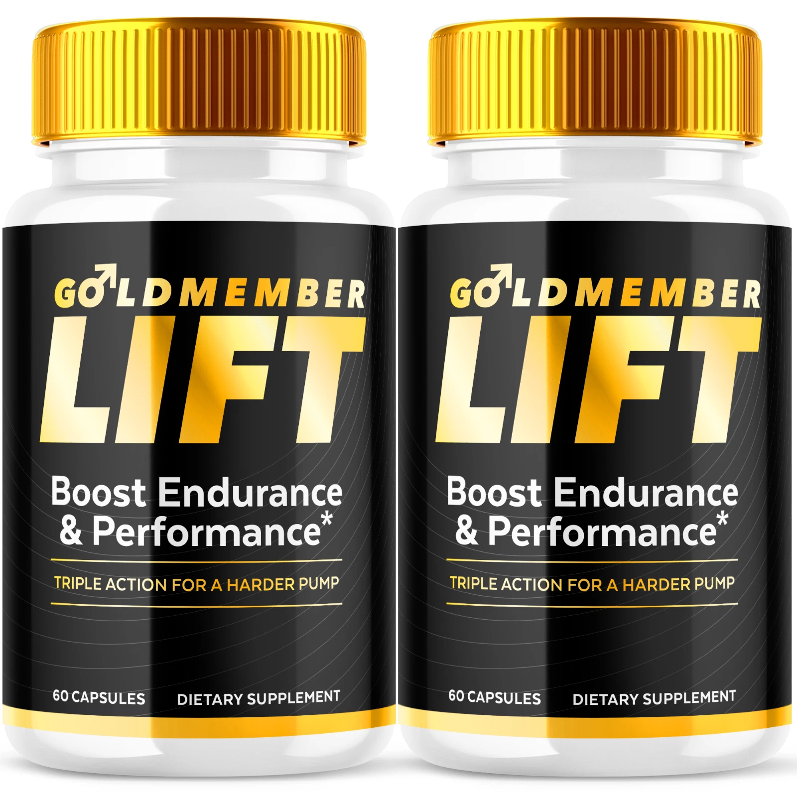 Goldmember Lift Support Vitamin Maximum Strength Supplement for Men 120 Capsules