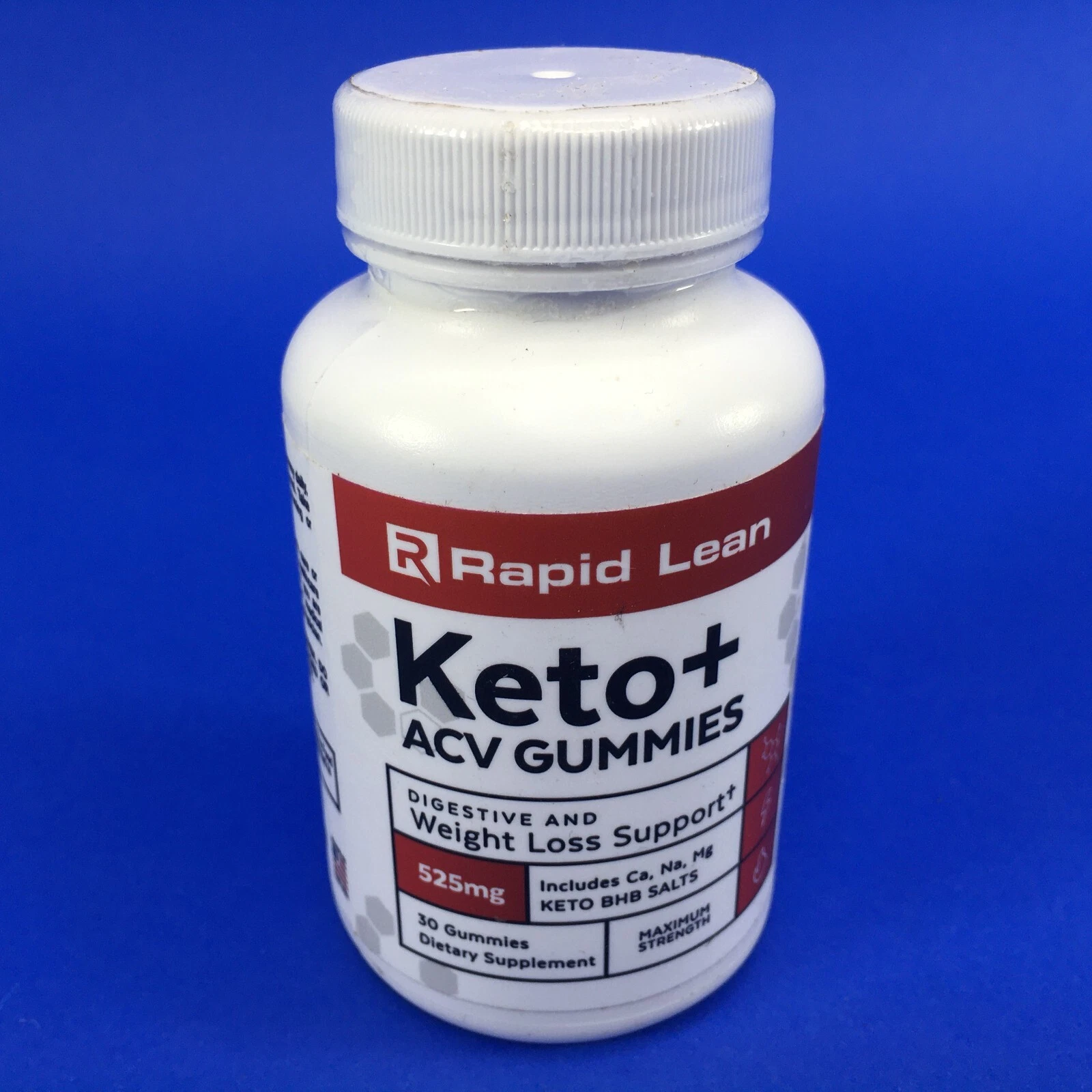 Rapid Lean Keto + ACV Weight Loss Support 525 MG 30 Gummies