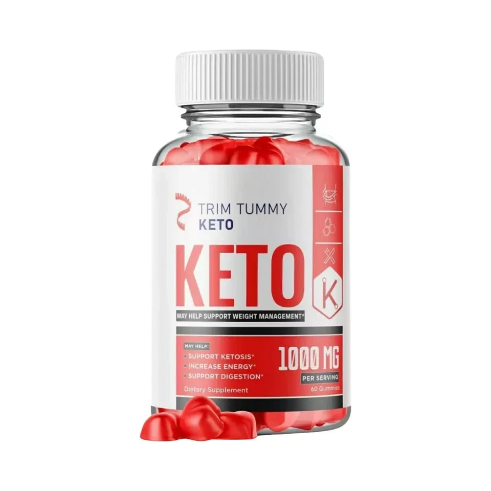 Trim Tummy Keto ACV Gummies Support Weight Management Supplement - (60 Gummies)