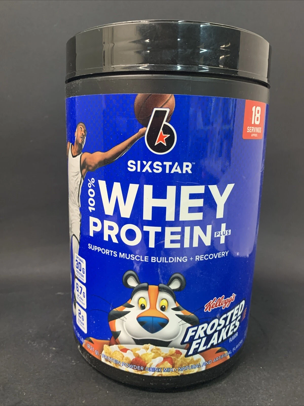 SixStar 100% Whey Protein Plus, Kellog's Frosted Flakes, 1.81 lbs (821 g) 2/27