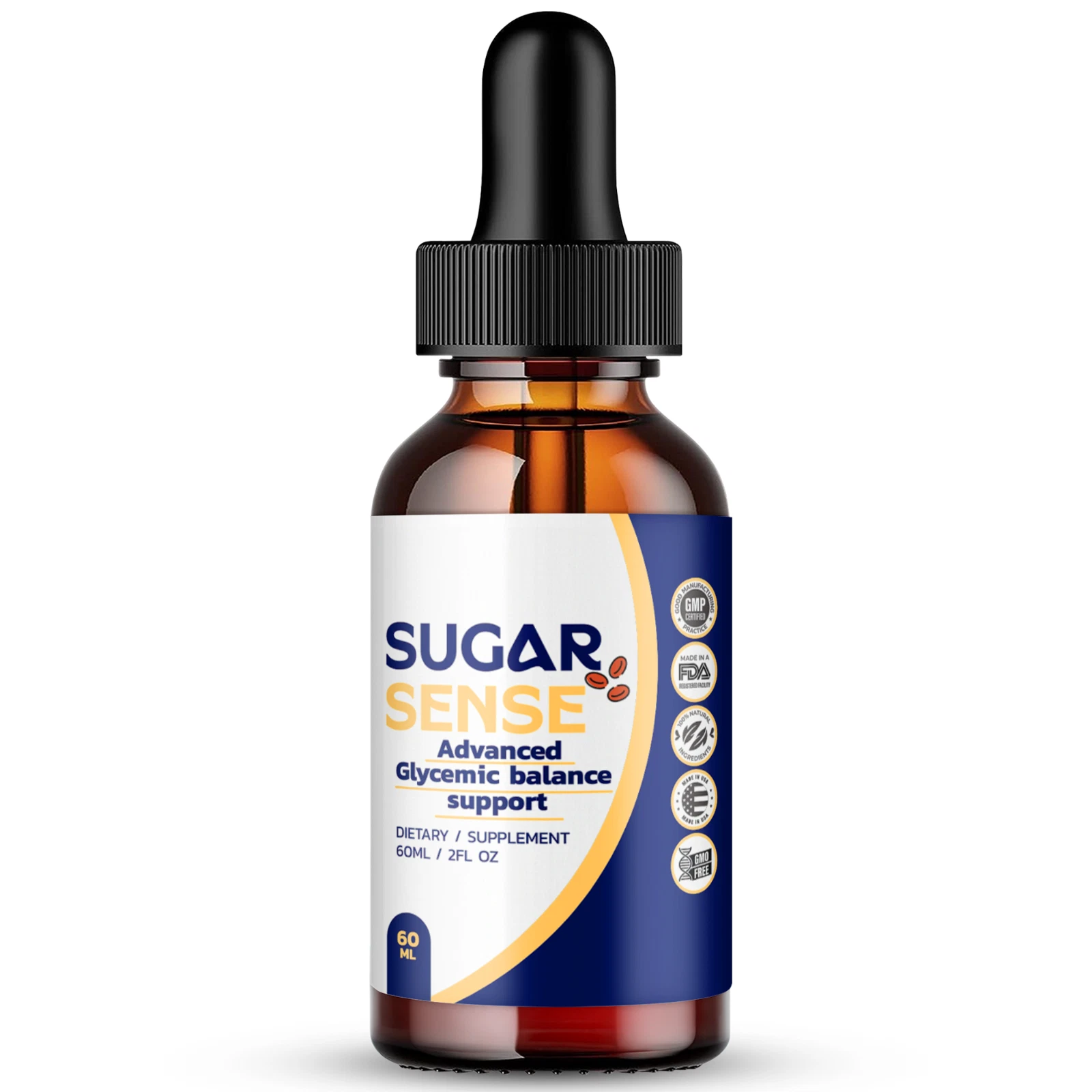 (1 Pack) Sugar Sense Drops to Support Stable Blood Pressure and Sugar Levels