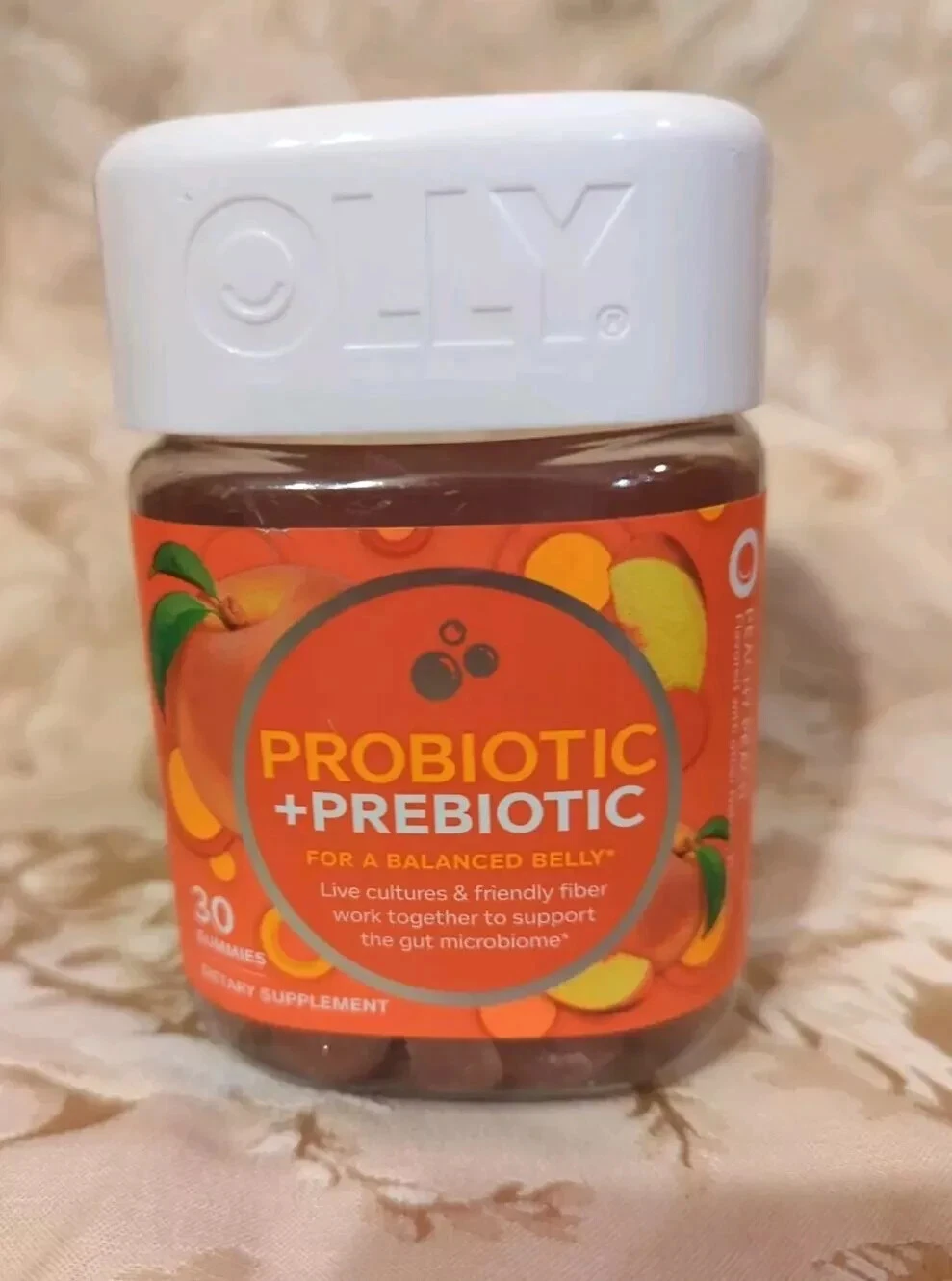 OLLY: PROBIOTIC+PREBIOTIC, 30gums, 8/25 & Get Free Active IMMUNITY, 45gums, 3/24
