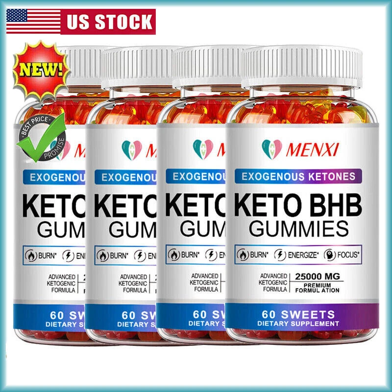 Keto BHB Diet Gummies -Fat Burner ACV Weight Loss Appetite Suppressant 25000mg