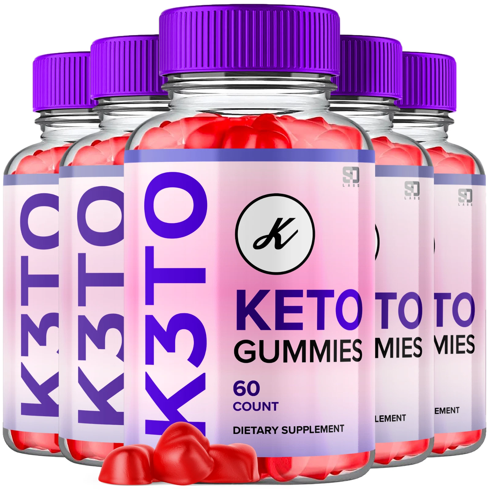 K3tO Gummies - Supports Weight Management and Enhance Daily Energy (5 Pack)