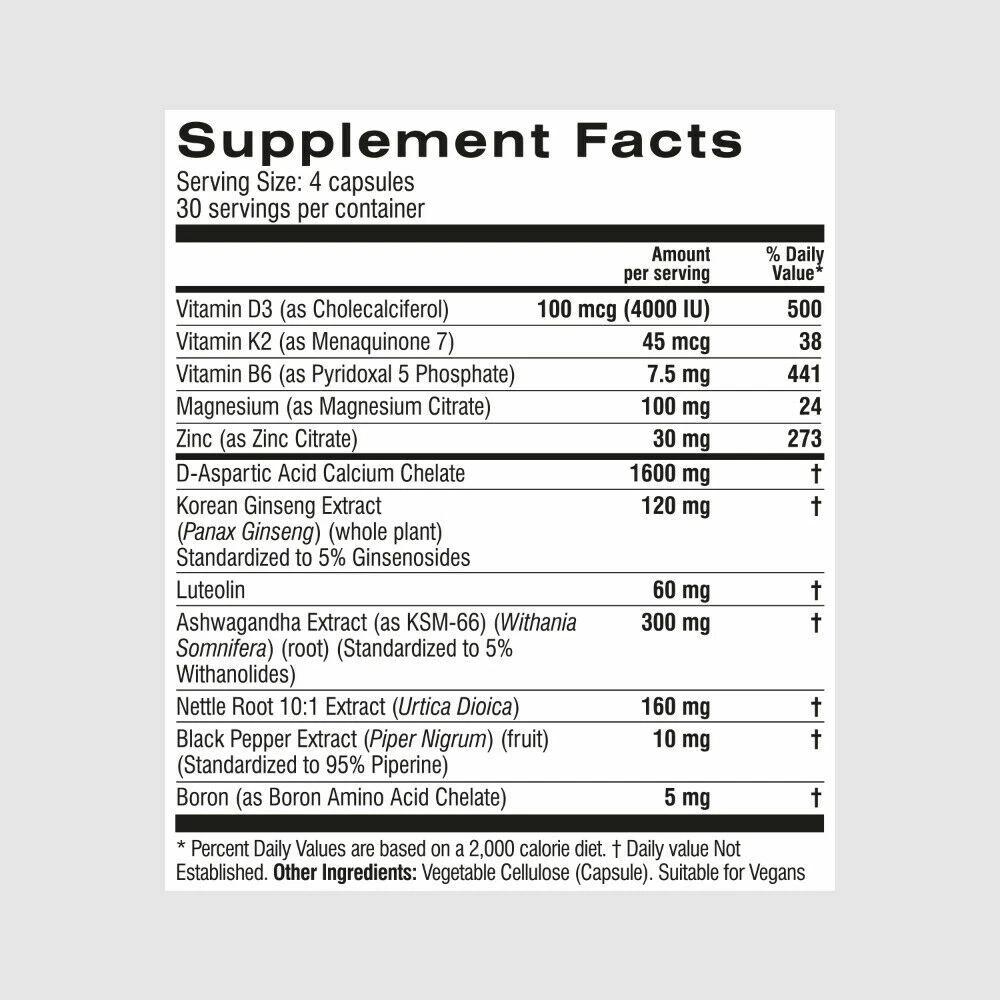 Prime Male Natural Testosterone Booster 120 capsules - BUY DIRECT