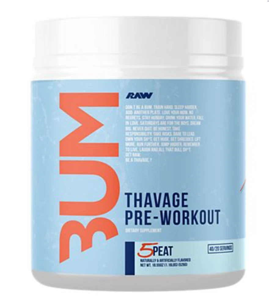 Thavage Pre-Workout Powder “ 5 Peat (1.16 lbs./40 Servings)