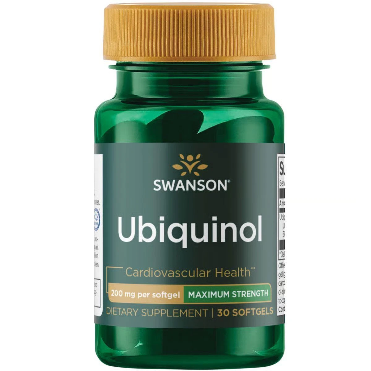 Swanson Ubiquinol - Maximum Strength 200 mg 30 Softgels