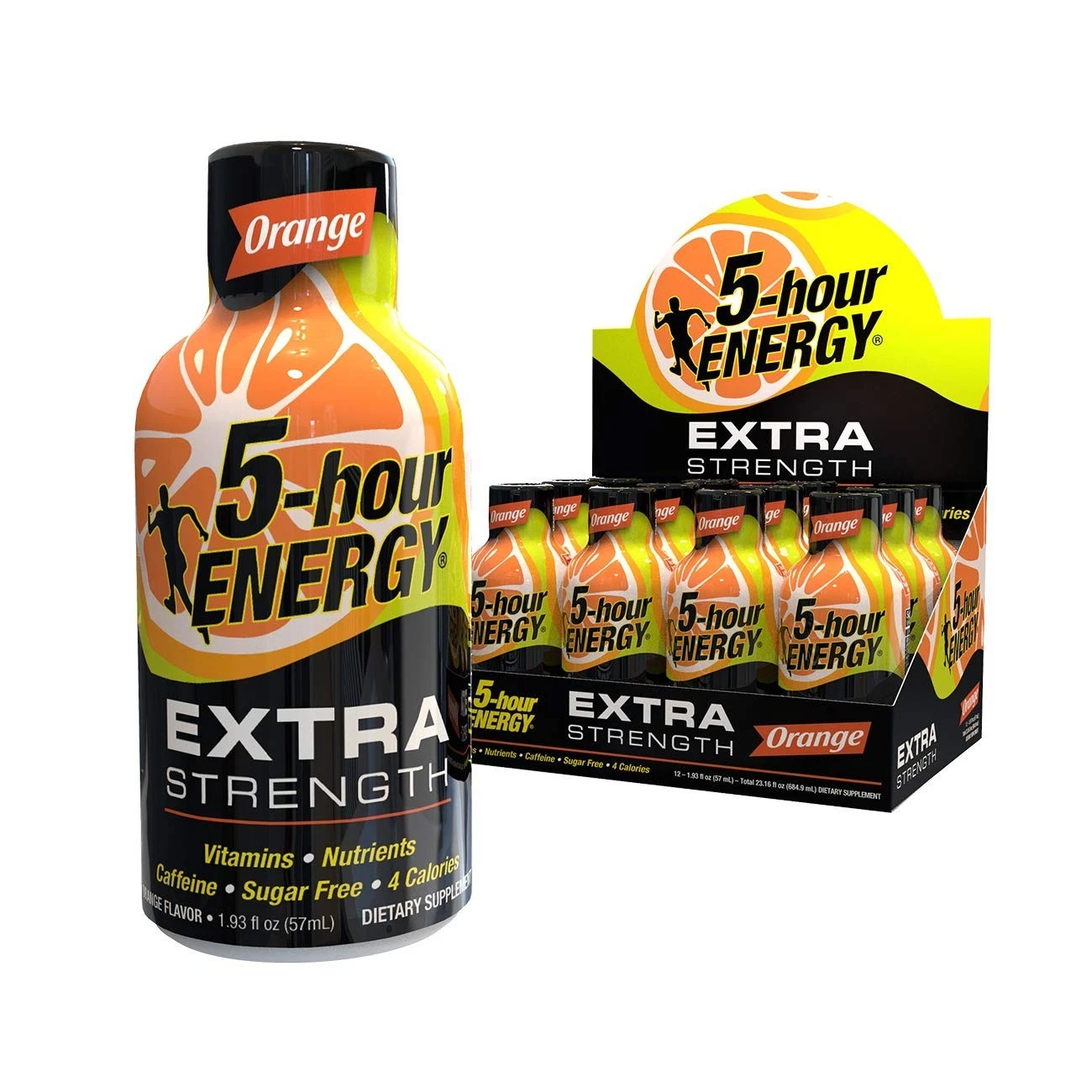 5 Hour Energy Orange Flavor 24 Count 57ml/1.93 oz Each