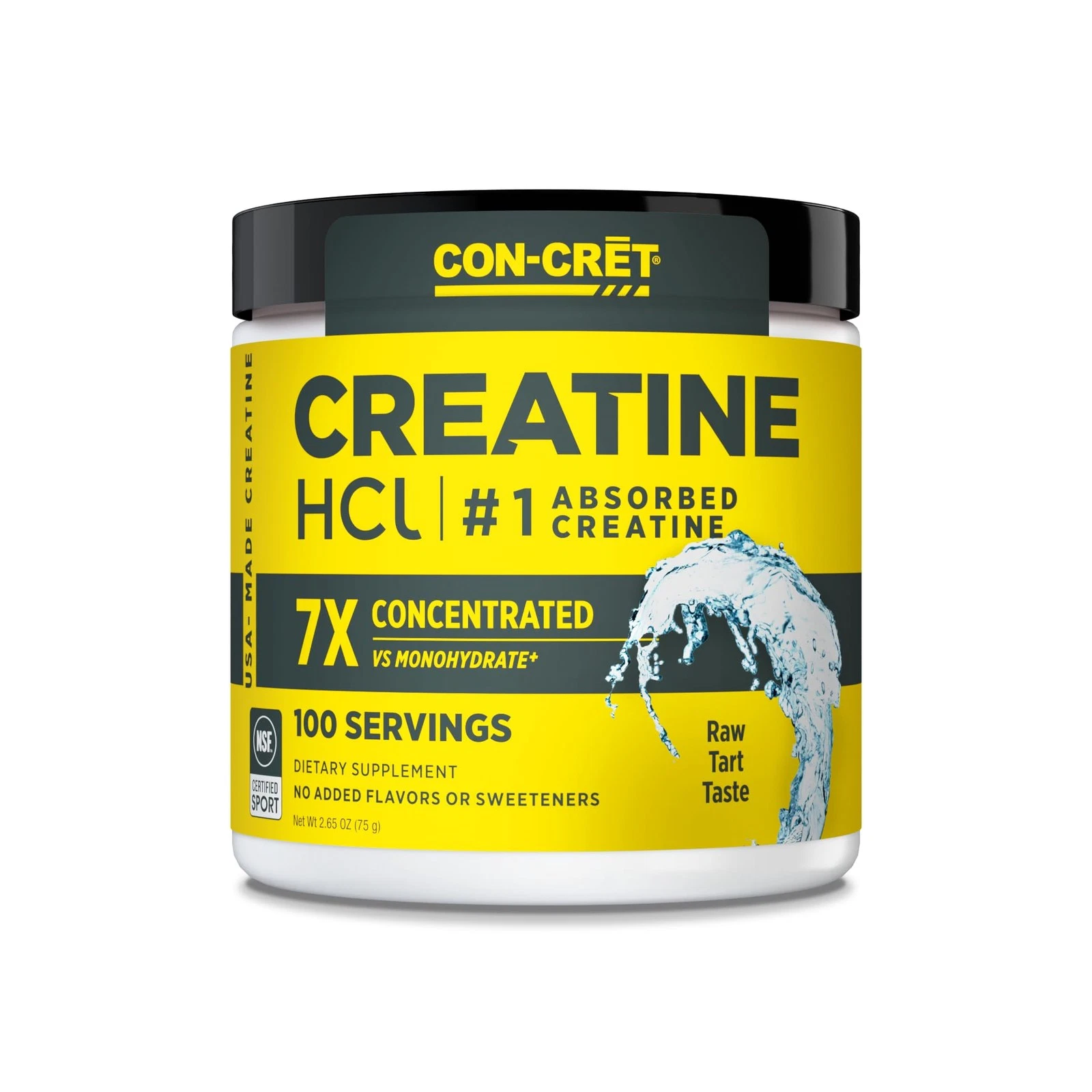 Creatine HCl Powder | Muscle, Cognitive, Cellular Energy Support | No Bloatin...