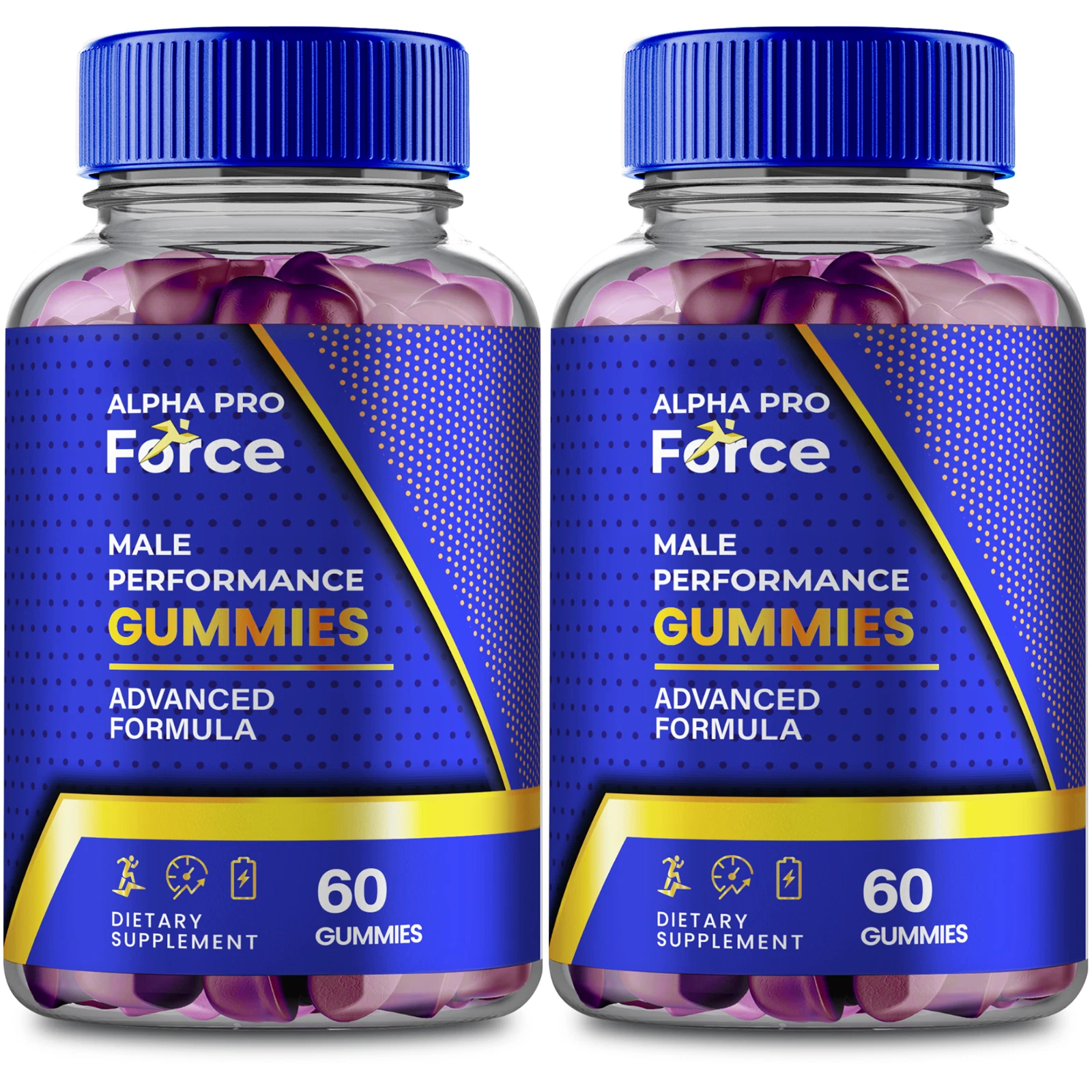 (2 Pack) Alpha Pro Force Gummies for Men – Alpha ProForce Male Performance Gummy