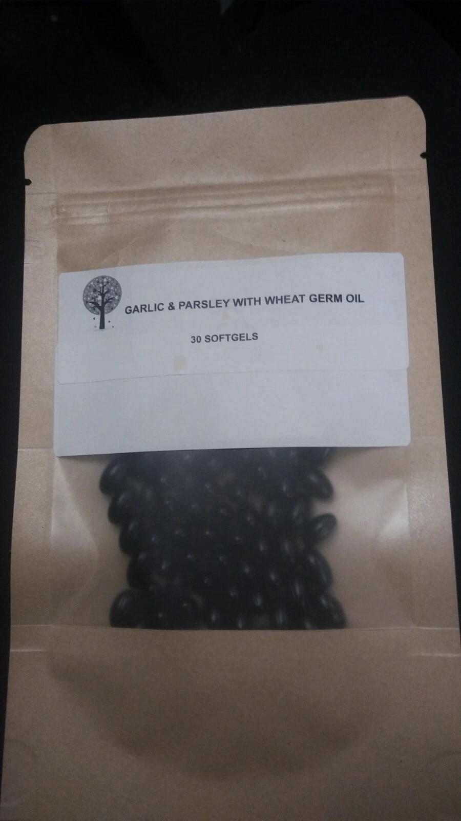 GARLIC AND PARSLEY WITH WHEAT GERM OIL SOFTGELS~30 COUNT