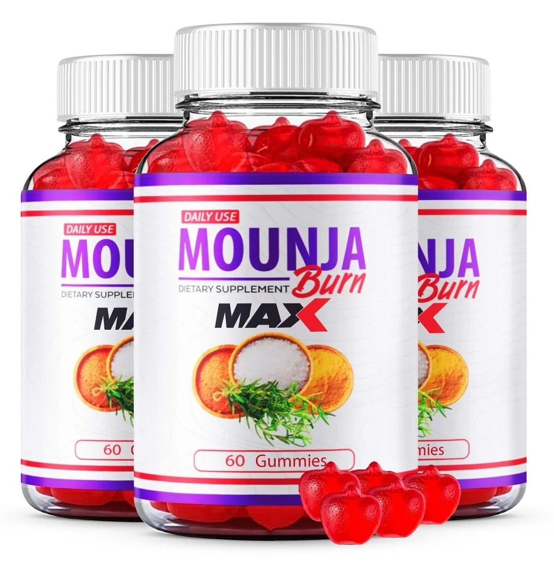 (3 Pack) Mounja Burn Weight Loss Gummies, MounjaBurn Fat Burning Gummies