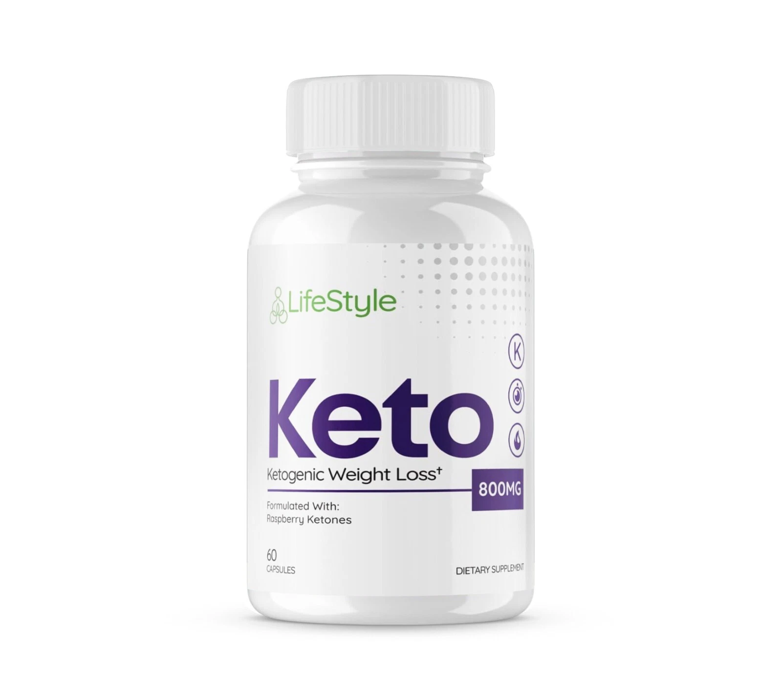 Lifestyle Keto Fat Burner Dietary Supplement for Weight Loss - ( 60 Capsules )