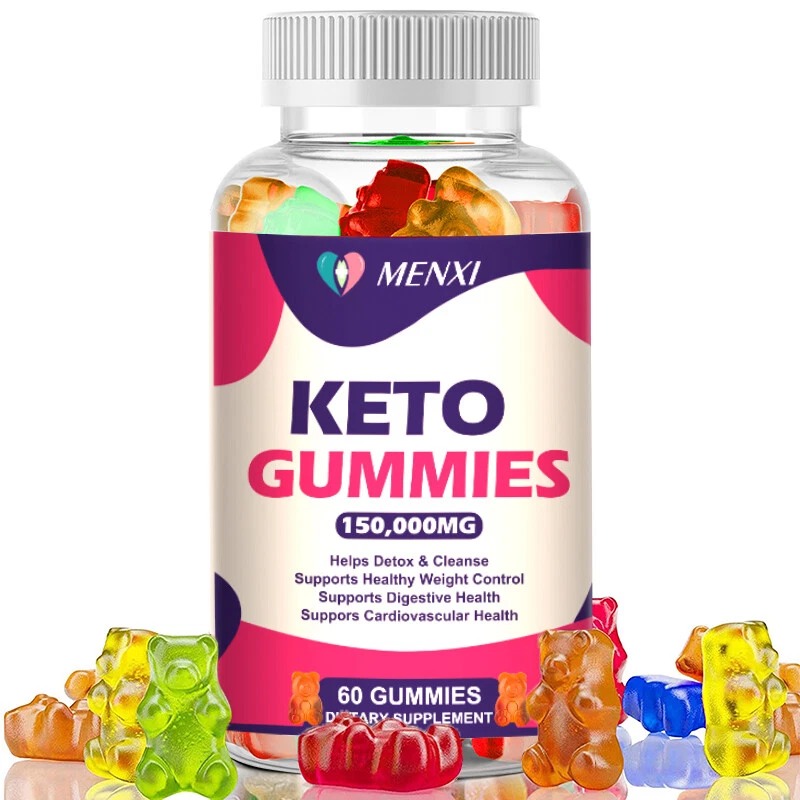 Keto Slimming Gummies 150,000mg Apple Cider Vinegar ACV Weight Loss 60 Gummy USA